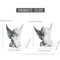 Two Sets of Little Angel Statue Figurines